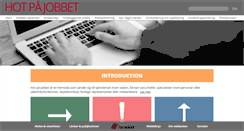 Desktop Screenshot of hotpajobbet.se